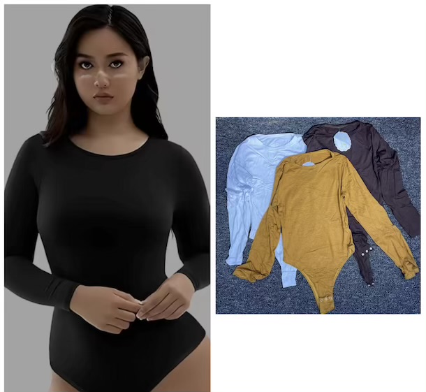 PINNED DOWN BASIC TOP(LONG HAND)